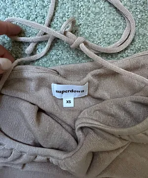 Revolve Super down Halter Top thumbnail 4