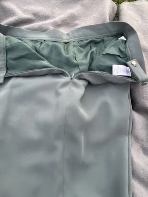 Petite Sophisticate Sea Green Pant Suit Set Size 6 thumbnail 15