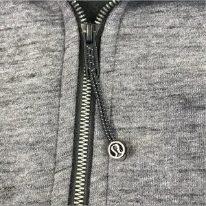 LULULEMON Scuba Hoodie Light Cotton Fleece Sz 10 Gray Everyday Outdoor Travel thumbnail 9