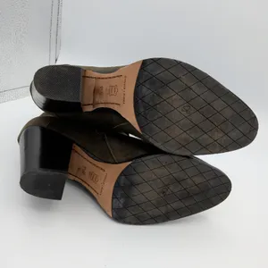 Donald Pliner Sage‎ Suede Buckle Ankle Boots Women's 9.5M Olive Brown Block Heel thumbnail 6
