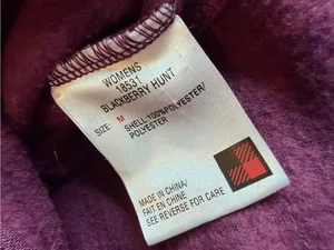 Woolrich Blackberry Hunt Purple Plaid Fleece Vest Full Zip Size M Women's thumbnail 15