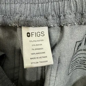 Figs Technical Collection ‘Yola’ Kade Gray Cargo Skinny Scrub Pants thumbnail 8