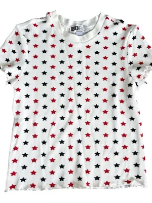 Like New BEACH RIOT Bay Thermal Sleep Set Americana Star Pattern Size Small thumbnail 3