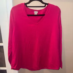 Chico's pink lightweight v-neck sweater top shirt woman’s size XL thumbnail 2