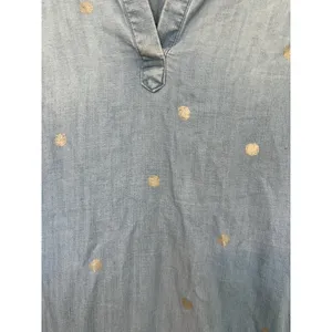 Cloth And Stone Chambray Mini Dress Gold Dotted thumbnail 5