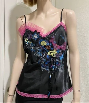 JACK by BB Dakota Painted Slip Top M thumbnail 1