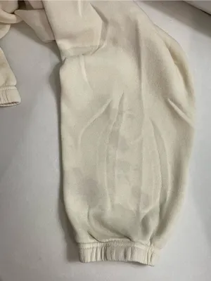 Aviator Nation Lightning Bolt Jogger Sweatpants vintage white Size L thumbnail 8