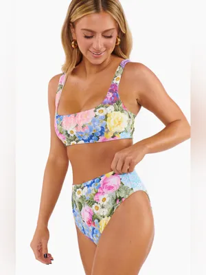 Show Me Your Mumu Sail Swim Bottoms size XXL Flower Shop Scrunch Floral nwot thumbnail 2