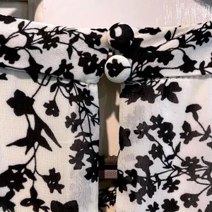 Lane Bryant Womens Black White Floral Halter Midi Dress Size 12 High Low Hem‎ thumbnail 8