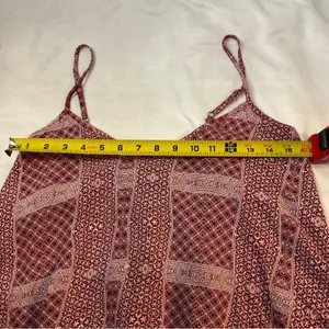 Abercrombie & Fitch Swing Top with Split Back Crop Top M Boho Festival Prints thumbnail 5
