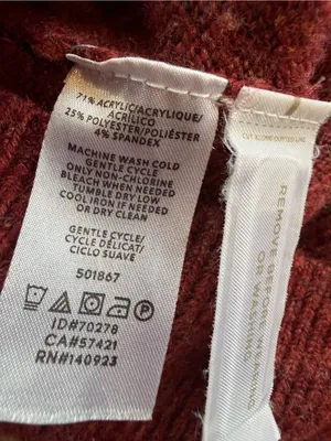 LOFT Burgundy Funnel Neck Poncho thumbnail 5