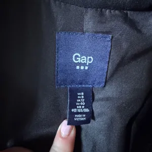 GAP Navy Blue Single Button Stretch Blazer Size 8 Professional Workwear thumbnail 2
