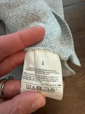 Old Navy Women’s Crewneck Sweater in Light Gray Size Large - C58-023 thumbnail 7
