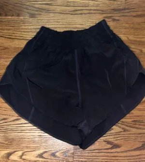 Amazon Aurefin High waisted black shorts thumbnail 1