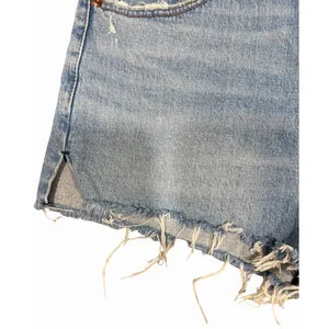Abercrombie & Fitch The Mom Short Distressed High Rise Denim Blue Size‎ 30 thumbnail 10