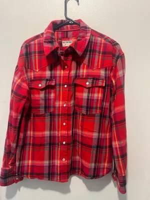 We The Free Plaid button down thumbnail 3