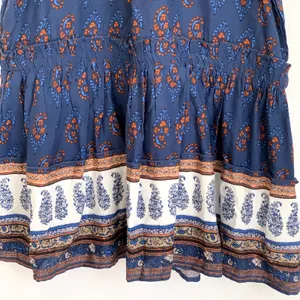 5/$25 Maurices Paisley‎ Tank Top Lace Up Neckline thumbnail 4