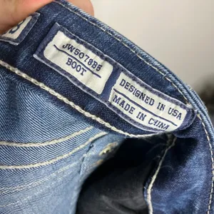 Miss Me‎ boot cut jeans women's size 28 distressed western cowgirl bling thumbnail 10