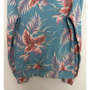 Aviator Nation Kauai Palm Zip Up Hoodie Blue Size Medium thumbnail 6