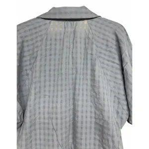 Anthropologie V-Neck Tiered Sleeve Tunic Dress Wedgewood Women's‎ Size Medium thumbnail 4