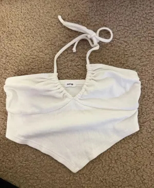 Garage Halter Crop Top thumbnail 1