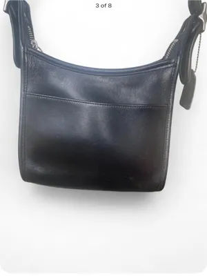Vintage Coach Legacy‎ Zip Black Shoulder Bag #9966 adjustable strap thumbnail 3