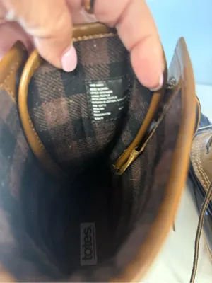 Classic totes Duck rain Boots in Brown and Navy size 9 thumbnail 7