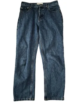 Everlane The 90s Cheeky Jean Organic Cotton 27 Ankle Women’s Dark Wash Blue thumbnail 2