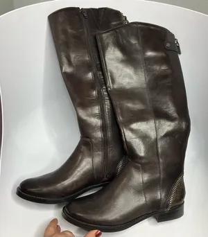 Arturo‎ Chiang brown leather felicity riding boots knee high size 7.5 thumbnail 1