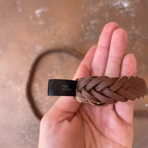 H&M Brown woven belt thumbnail 4