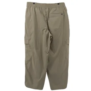 Athleta Cascade High Rise‎ Cargo Poplin Pant Oak Beige Women XL Pockets Y2K thumbnail 3