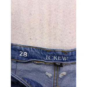 J.Crew Slim Wide Leg Jeans Women 28 Blue High Rise Carpenter Workwear thumbnail 2