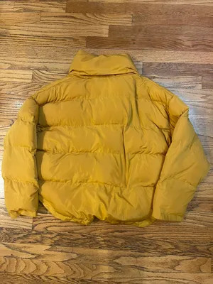 Kendall & Kylie Mustard Yellow Puffer Jacket thumbnail 14