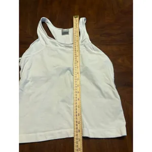 Nike Tank Top Womens L White Built-in Bra Mesh Racerback Nike Fit 0243 thumbnail 6