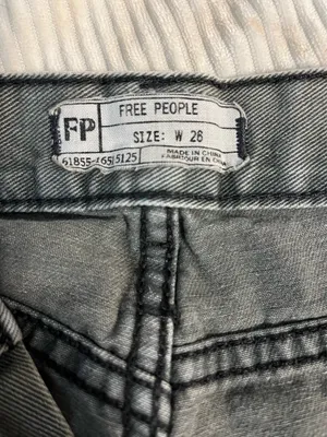 free people jean shorts thumbnail 4