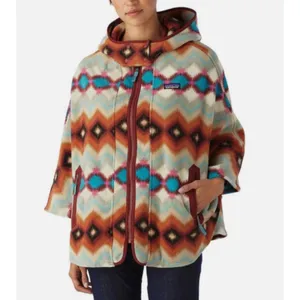 Patagonia Lightweight Synchilla® Poncho Cinder Red XS/S thumbnail 8