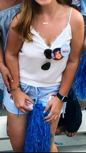 Kittenish Blue Fringe Shorts thumbnail 2