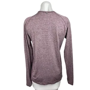 Nike Dri-Fit Gray Pullover Crew Neck Long Sleeve Sportswear Fitness Top Size XL thumbnail 2
