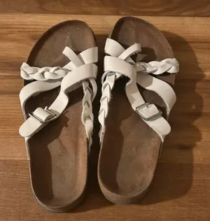 Ladies sandals leather upper open toe thumbnail 1
