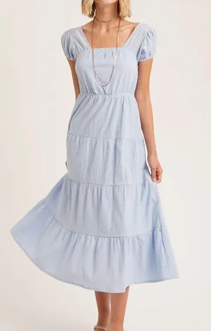 Penelope The Label Bella Tiered Midi Dress thumbnail 1