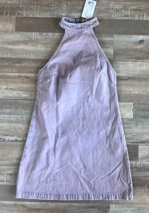 Abrand jeans pink denim dress Purple thumbnail 1