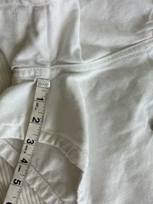 White High-Rise Button-Front Women’s Skort thumbnail 8