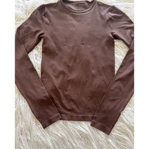 Skims Soft Smoothing Long Sleeve Top Cocoa Size XS thumbnail 3
