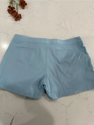 Light Blue Wrap Skort with Side Tie and Embroidered Logo Size 12 thumbnail 6