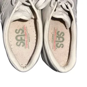 SAS Free Time Womens 8N Walking Sneakers White Lace Up Tripad Support Comfort‎ thumbnail 6