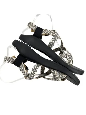 Chacos Z2 Classic Sandals Trine Black White Adjustable Straps Size 10 thumbnail 7