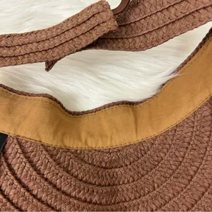 Torrid Packable Brown Woven Sun Visor Size M/L thumbnail 6