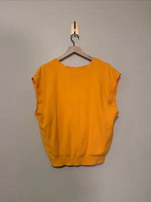 Anthropologie Maeve Slouchy Cardigan Sweater Vest Size Medium thumbnail 7