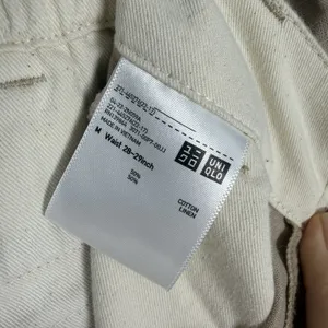 Uniqlo Size-M Womens Tapered Trousers Pants Linen Cotton Slash Pocket thumbnail 8