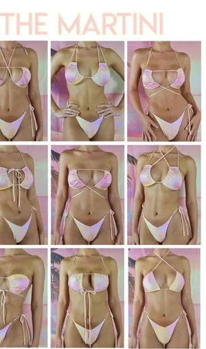 Heart of Sun Bikini Top Tie-Dye thumbnail 2